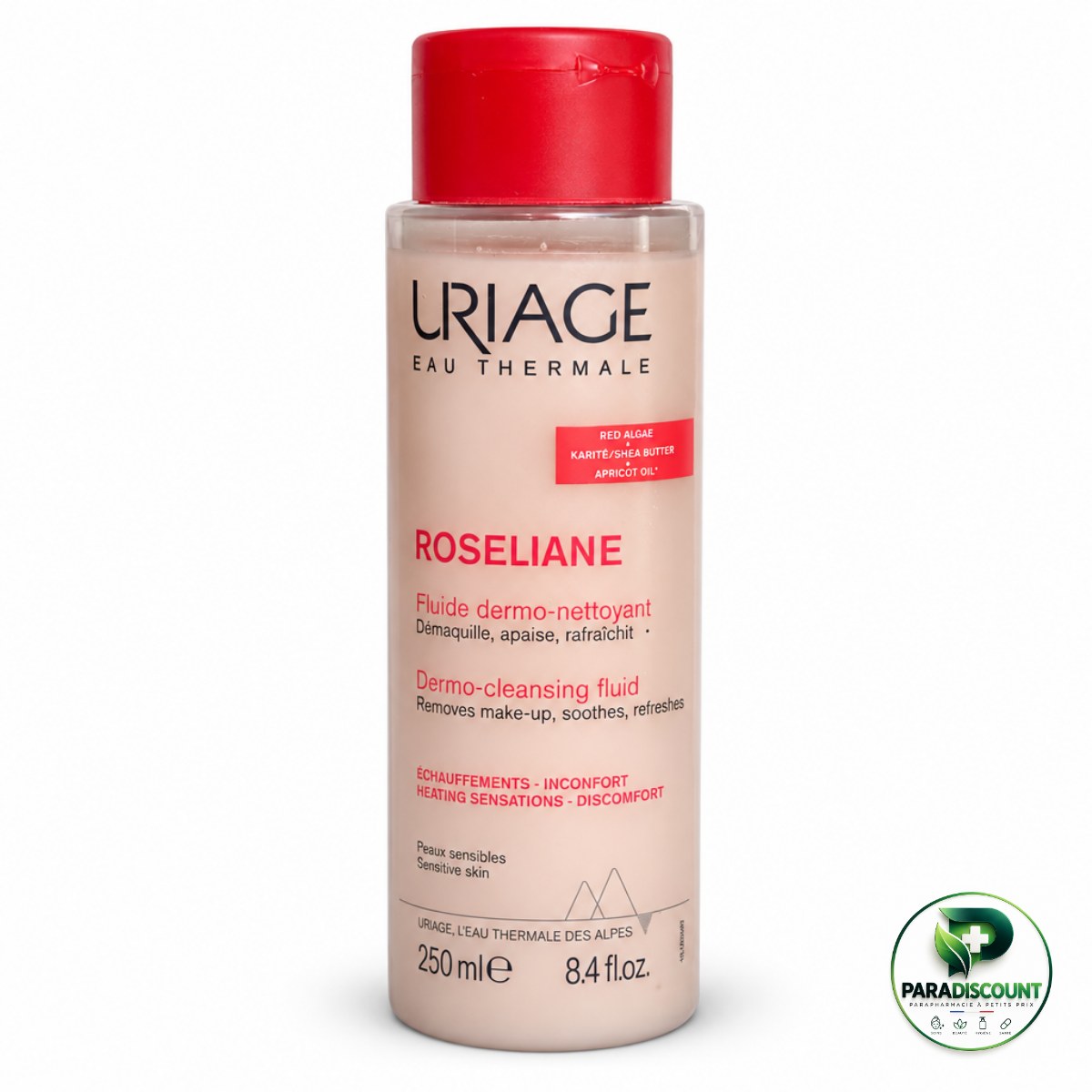 Uriage Roséliane Fluide dermo-nettoyant 250 ml